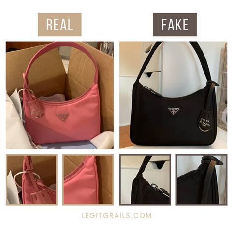 real versus fake prada non leather bag|prada knockoff bag.